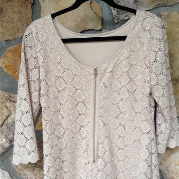 Gold Ronnie Nicole back zip - Picture 2 of 8